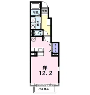 サニーハイム【1階】の間取り