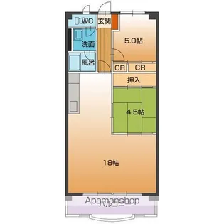 コムフォルト2003【2階】の間取り