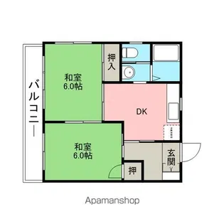 ファミールメゾン【2階】の間取り