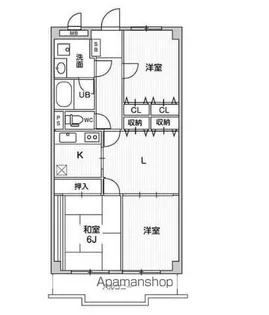 ピア・グランデ弐番館【2階】の間取り