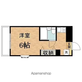 エーリフローレンスB【201号室】の間取り