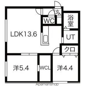 アクティベイトN34【4階】の間取り