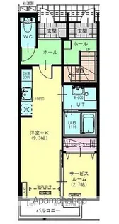 EAST A【107号室】の間取り