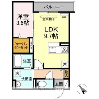 カサペペ【2階】の間取り