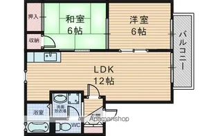 日恵ハイツB棟【2階】の間取り