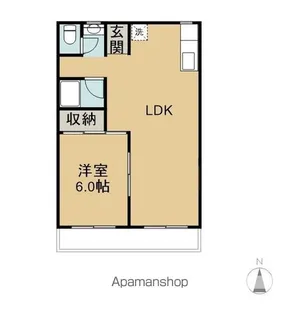 ASホワイトハイツ【3階】の間取り