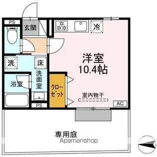 TORISIA浜松【1階】の間取り