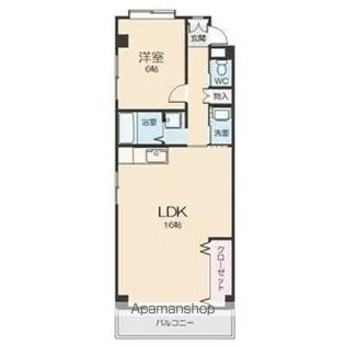 シャロン一社【5階】の間取り