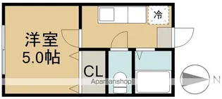 MAISON DE BOULEAU【203号室】の間取り