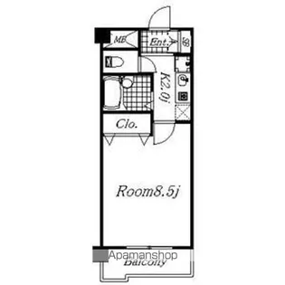 サンプラスⅢ【2階】の間取り