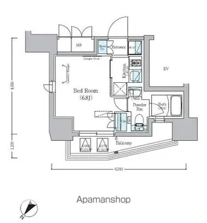 アーバネックス旗の台【6階】の間取り