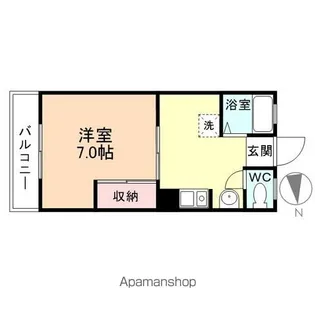 フォレスト伊東【'2-5号室】の間取り
