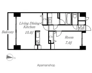 エレンシア千代田【4階】の間取り