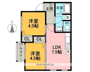 SAY−RYU平尾【302号室】の間取り