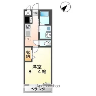 メゾン ド ココン M【206号室】の間取り