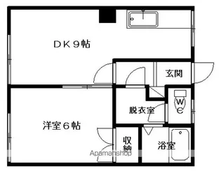 スカイハイツ【203号室】の間取り