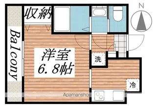 HF仙台レジデンスEAST【9階】の間取り