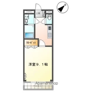 山形県山形市上桜田4丁目【アパート】の間取り