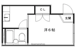 LA MAISON TOMISAKA【105号室】の間取り