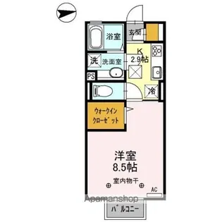 メゾン ド シュシュ C【1階】の間取り