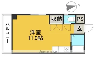 コーポベターデイズ【3階】の間取り