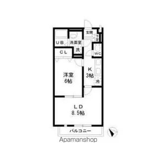 VILLAGE GLOBO【2階】の間取り