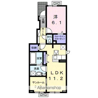 リノテラス【1階】の間取り