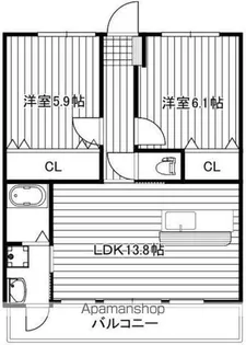 PASSEGE【2階】の間取り