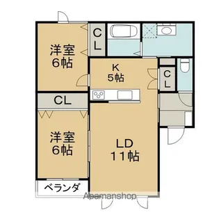 GRANCIS【3階】の間取り