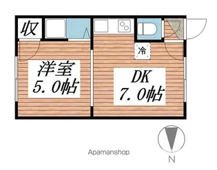 セゾンコート【201号室】の間取り