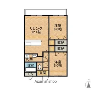 ア・ラ・モードⅡ【1階】の間取り