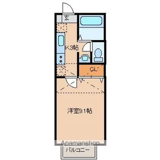 クレールエイワⅢ【2階】の間取り