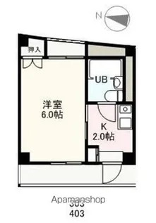 コーポ昭和【4階】の間取り