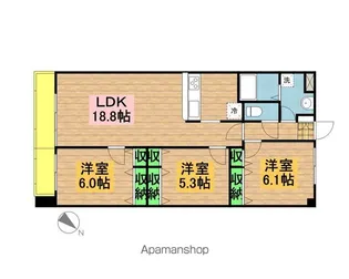 ホビアル フェンテ【4階】の間取り