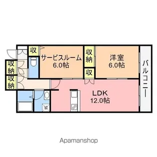 ホーリー弁天橋【1階】の間取り