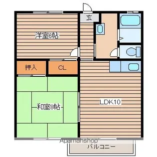ドエル・アルテミス【1階】の間取り