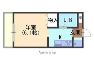 ハイツフラッパーズA棟【206号室】の間取り