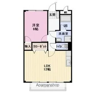 SURPLUS TWO塩原A【1階】の間取り