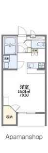 レオパレス糸田橋ライングリュン【110号室】の間取り