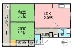 愛媛県新居浜市宇高町1丁目【マンション】の間取り