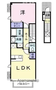 ラッフィナート【A203号室】の間取り