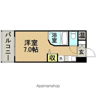 ルネスロワール博多駅南【9階】の間取り