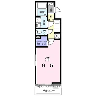 K’S シエージィ B【2階】の間取り