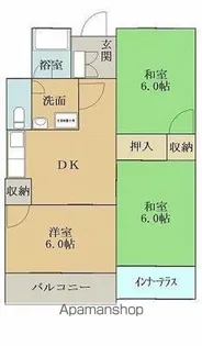 宮島パークハイネス【203号室】の間取り