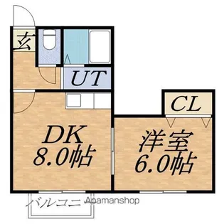 グランドールS28【3階】の間取り