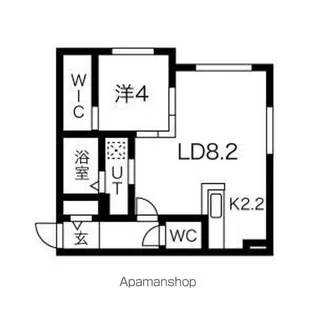 リヒトラーレ円山【5階】の間取り