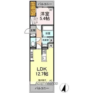 アンシャンテ中根【3階】の間取り