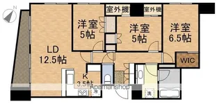 クラッシィハウス国立【9階】の間取り
