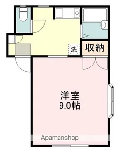エステート松川【102号室】の間取り