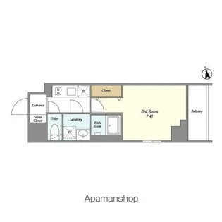 BLAU南池袋【6階】の間取り